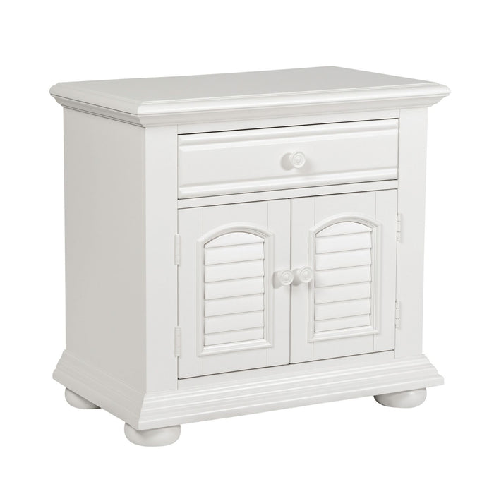 Summer House 1 Drawer Nightstand in Oyster White image
