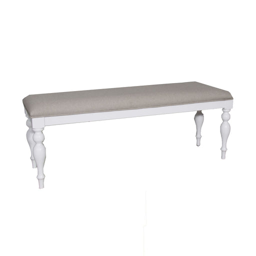 Summer House Bench in Oyster White - homePLUS (Binghamton, NY)