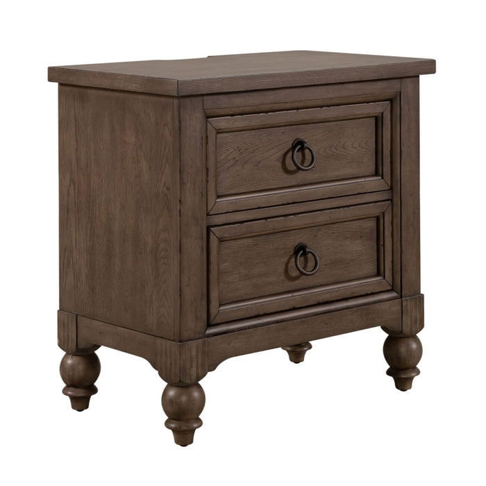 Americana Farmhouse King Shelter Bed, Dresser & Mirror, Chest, Night Stand - homePLUS (Binghamton, NY)
