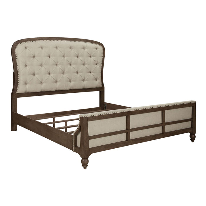 Americana Farmhouse King Shelter Bed, Dresser & Mirror, Night Stand - homePLUS (Binghamton, NY)