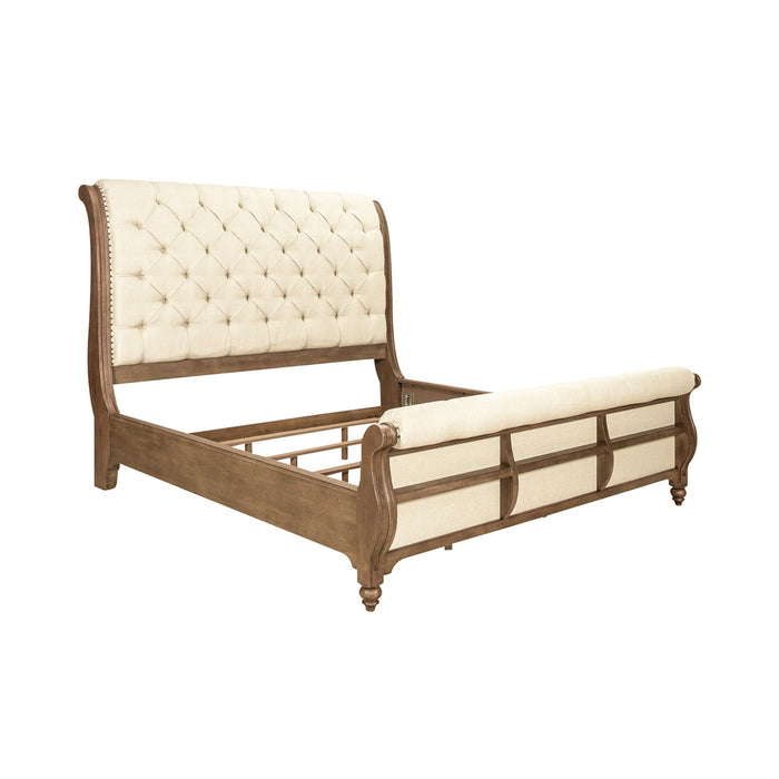 Americana Farmhouse Sleigh Bed image