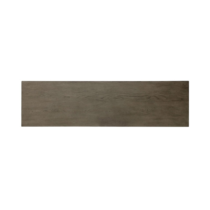 Americana Farmhouse 9 Drawer Dresser in Dusty Taupe and Black - homePLUS (Binghamton, NY)