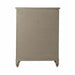 Americana Farmhouse 5 Drawer Chest in Dusty Taupe and Black - homePLUS (Binghamton, NY)