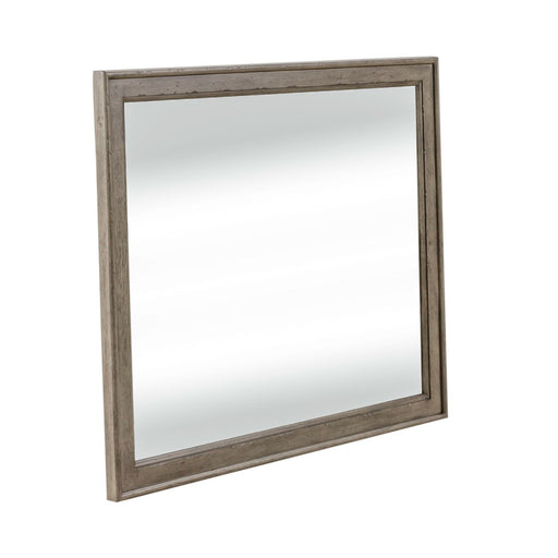 Americana Farmhouse Landscape Mirror in Dusty Taupe and Black - homePLUS (Binghamton, NY)