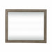 Americana Farmhouse Landscape Mirror in Dusty Taupe and Black - homePLUS (Binghamton, NY)