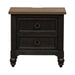 Americana Farmhouse 2 Drawer Nightstand in Black image