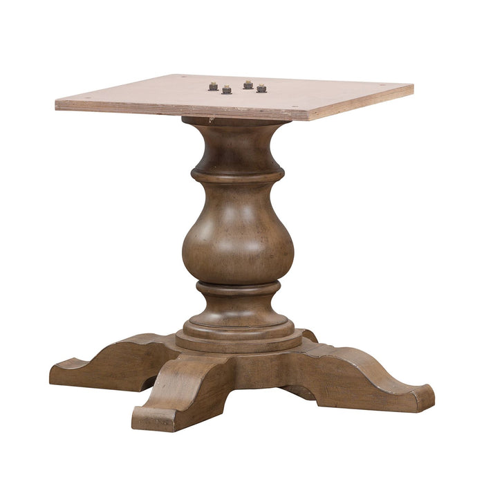 Americana Farmhouse 5 Piece Pedestal Table Set - homePLUS (Binghamton, NY)