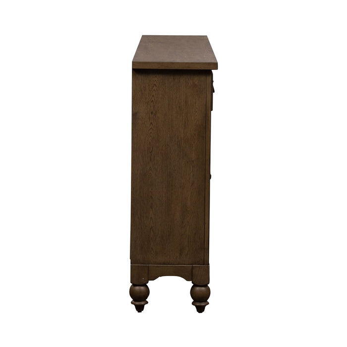 Americana Farmhouse Hall Buffet in Dusty Taupe - homePLUS (Binghamton, NY)
