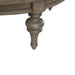 Americana Farmhouse Round Cocktail Ottoman in Dusty Taupe - homePLUS (Binghamton, NY)