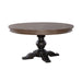 Americana Farmhouse Single Pedestal Table Base- Black image