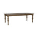 Americana Farmhouse Rectangular Leg Table in Dusty Taupe & Black - homePLUS (Binghamton, NY)