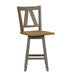 Lindsey Farm Counter Height Swivel Chair (RTA) - homePLUS (Binghamton, NY)