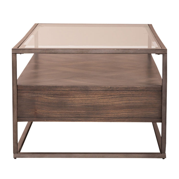 Jamestown Rectangular Cocktail Table in Brown