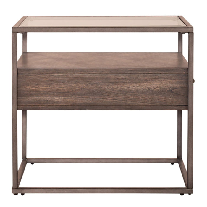 Jamestown End Table in Brown