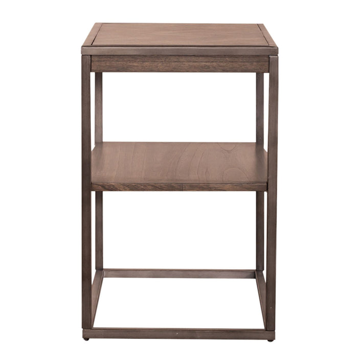 Jamestown Chair Side Table in Brown