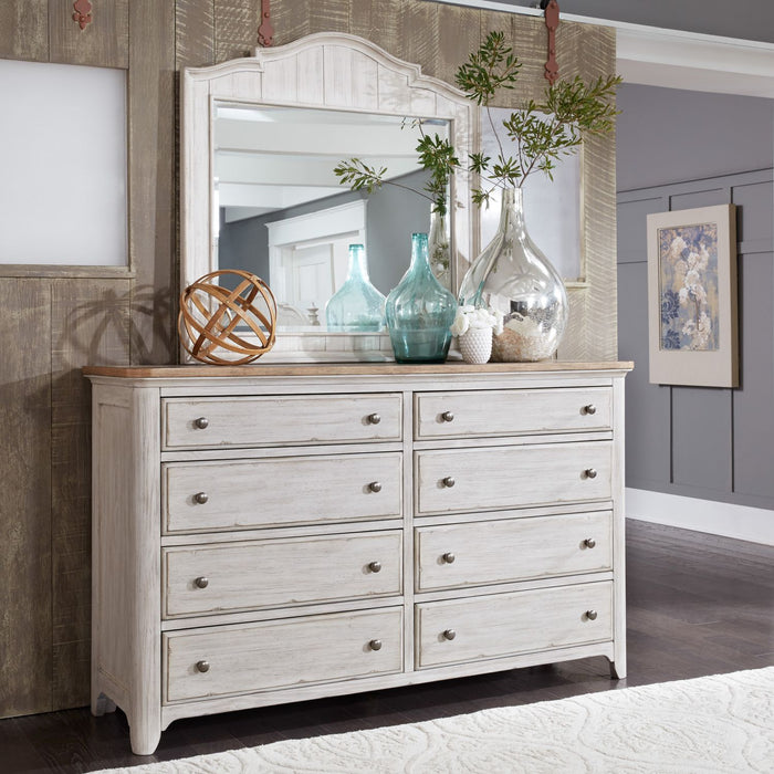 Farmhouse Reimagined King Poster Bed, Dresser & Mirror, Chest, Night Stand - homePLUS (Binghamton, NY)