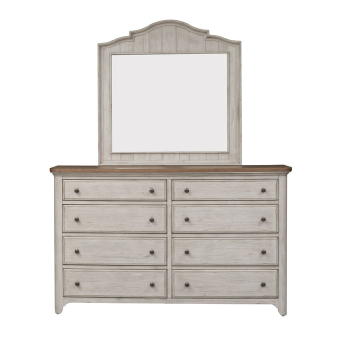 Farmhouse Reimagined King Poster Bed, Dresser & Mirror, Chest, Night Stand - homePLUS (Binghamton, NY)