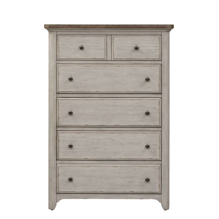 Farmhouse Reimagined King Poster Bed, Dresser & Mirror, Chest, Night Stand - homePLUS (Binghamton, NY)