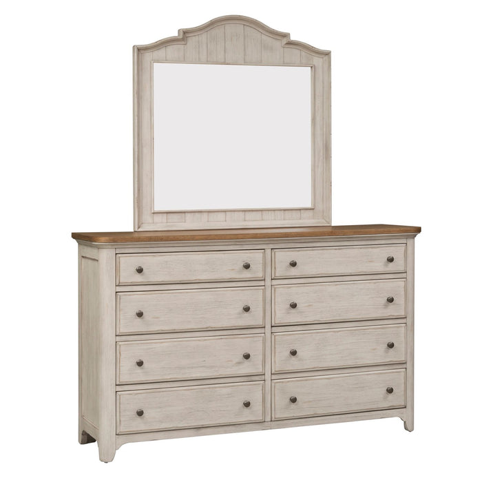 Farmhouse Reimagined King Sleigh Bed, Dresser & Mirror, Chest, Night Stand - homePLUS (Binghamton, NY)