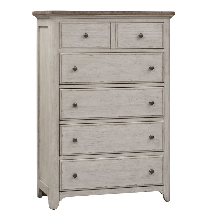 Farmhouse Reimagined King Sleigh Bed, Dresser & Mirror, Chest, Night Stand - homePLUS (Binghamton, NY)