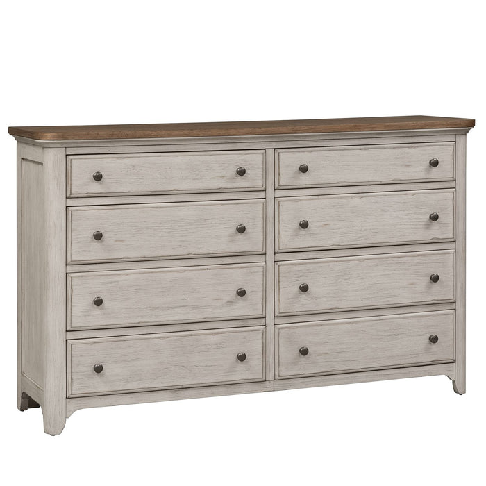 Farmhouse Reimagined Drawer Dresser in Antique White - homePLUS (Binghamton, NY)
