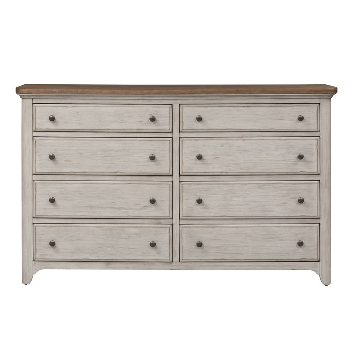 Farmhouse Reimagined Drawer Dresser in Antique White - homePLUS (Binghamton, NY)