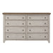 Farmhouse Reimagined Drawer Dresser in Antique White - homePLUS (Binghamton, NY)