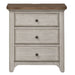Farmhouse Reimagined Drawer Nightstand in Antique White - homePLUS (Binghamton, NY)