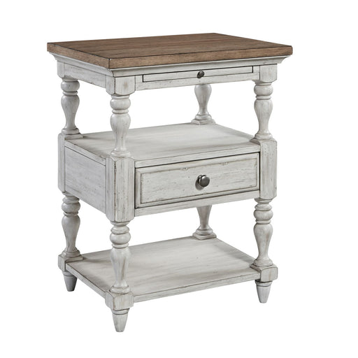 Farmhouse Reimagined Drawer Nightstand in Antique White - homePLUS (Binghamton, NY)