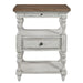 Farmhouse Reimagined Drawer Nightstand in Antique White - homePLUS (Binghamton, NY)