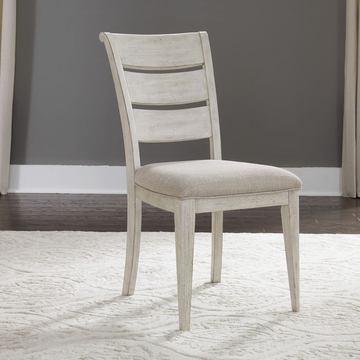 Farmhouse Reimagined Ladder Back Uph Side Chair (RTA) image