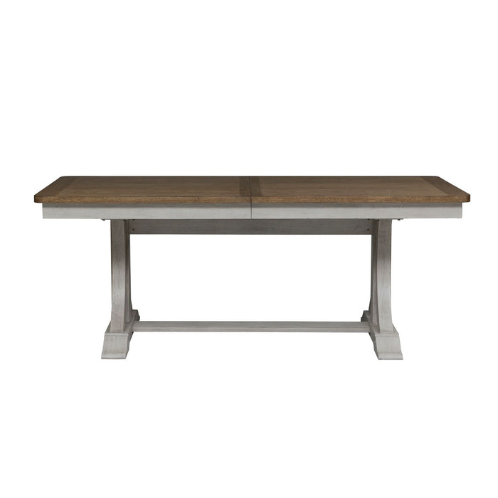 Farmhouse Reimagined Opt Trestle Table Set image