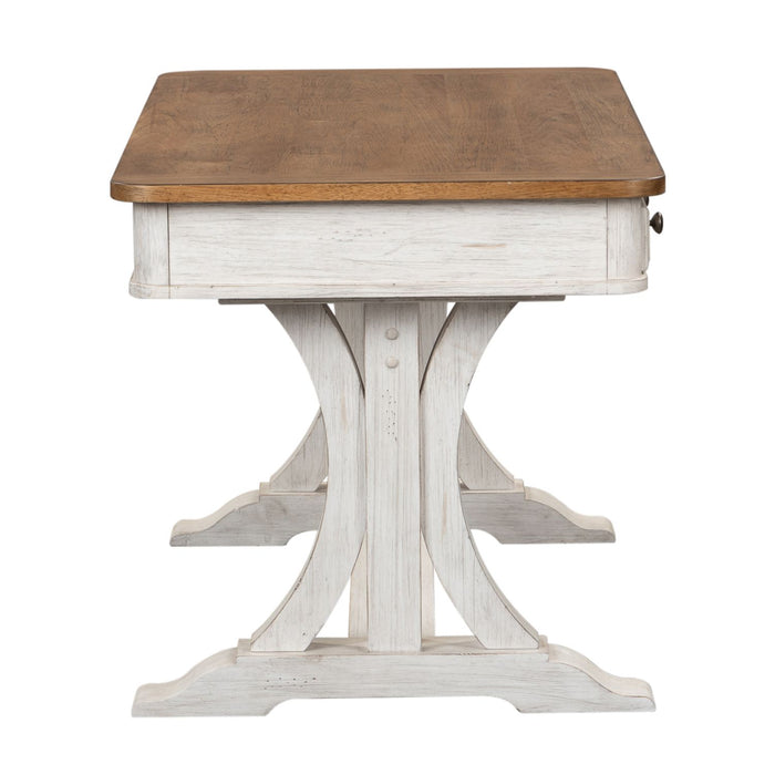 Farmhouse Reimagined Writing Desk in Antique White