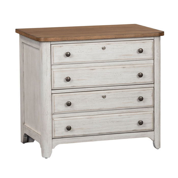 Farmhouse Reimagined Lateral File in Antique White