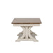 Farmhouse Reimagined Rectangular Cocktail Table in Antique White image