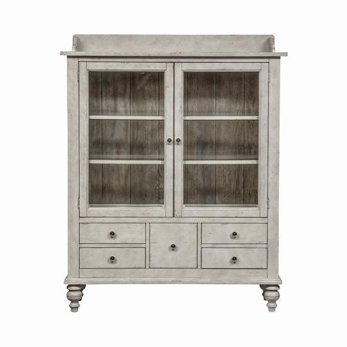 Whitney Display Cabinet in Weathered Gray image