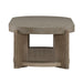 Affinity Oval Cocktail Table in Dusty Taupe with Concrete Top - homePLUS (Binghamton, NY)