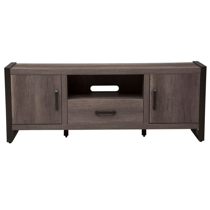 Liberty Farmhouse Tanners Creek Entertainment TV Stand in Greystone image
