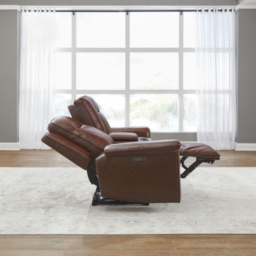 Avery Loveseat w/Console P2 - Cognac - homePLUS (Binghamton, NY)