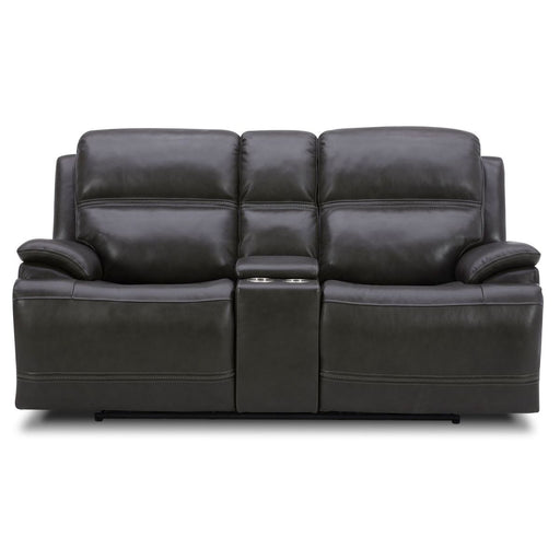 Liberty Furniture Bentley Loveseat w/Console P2 & ZG in Graphite image