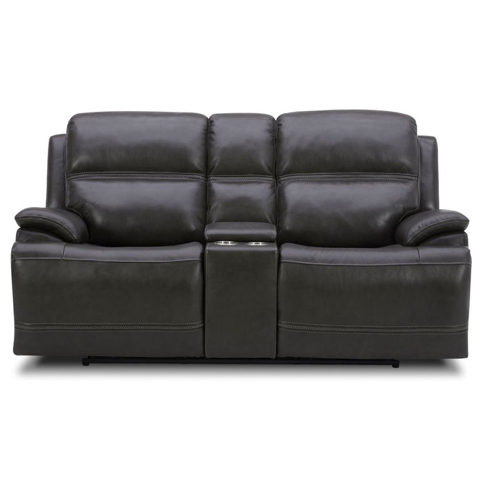 Liberty Furniture Bentley Loveseat w/Console P2 & ZG in Graphite image