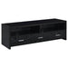 Alton 62" 3-drawer TV Console Black Oak image