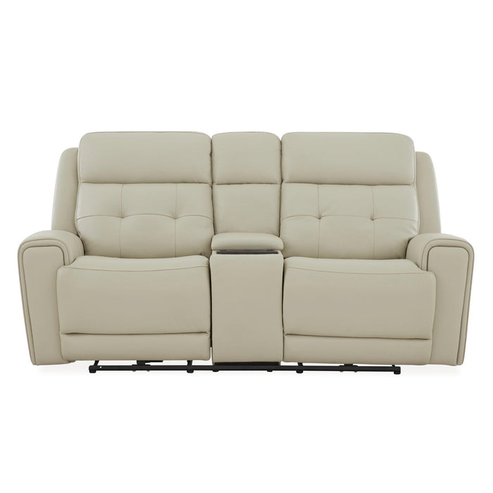 Carrington Loveseat w/Console P3 & ZG in Baja Stone image