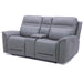 Cooper Loveseat w/Console P3 & ZG in Blue Gray image