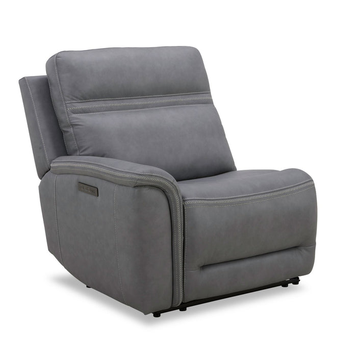 Cooper L Arm Recliner P3 & ZG - Blue Gray - homePLUS (Binghamton, NY)