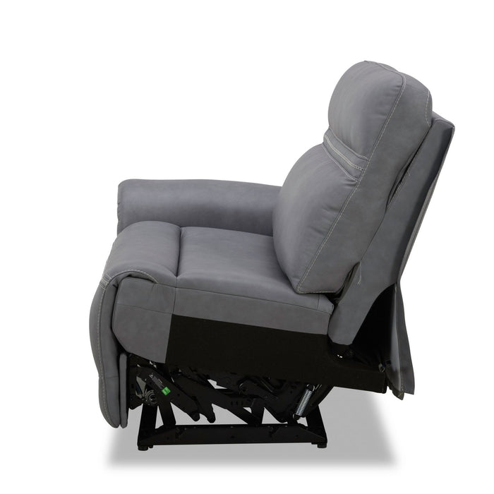 Cooper L Arm Recliner P3 & ZG - Blue Gray - homePLUS (Binghamton, NY)