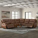 Cameron L Arm Recliner P3 & ZG - Saddle image