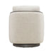 Nora Uph Swivel Accent Chair - Dark Brown image