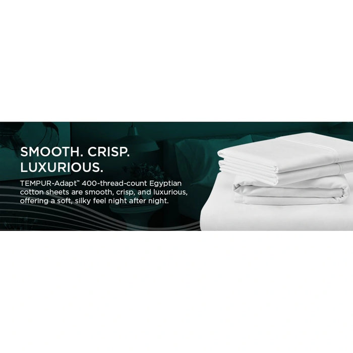 TEMPUR-Adapt Luxe Egyptian Cotton Sheets - Graphite