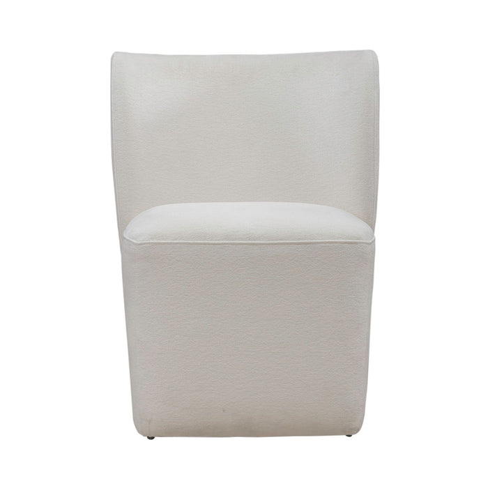 Accent Dining Accent Dining Chair w/ Casters - Ivory image